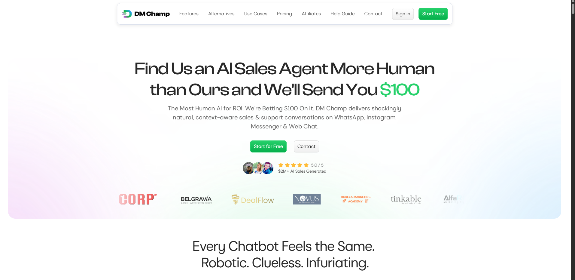 DMChamp — AI-Powered Appointment & Client Management Platform